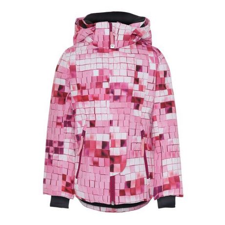 Функциональная лыжная куртка Molo "Pearson Pink Disco" с принтом.