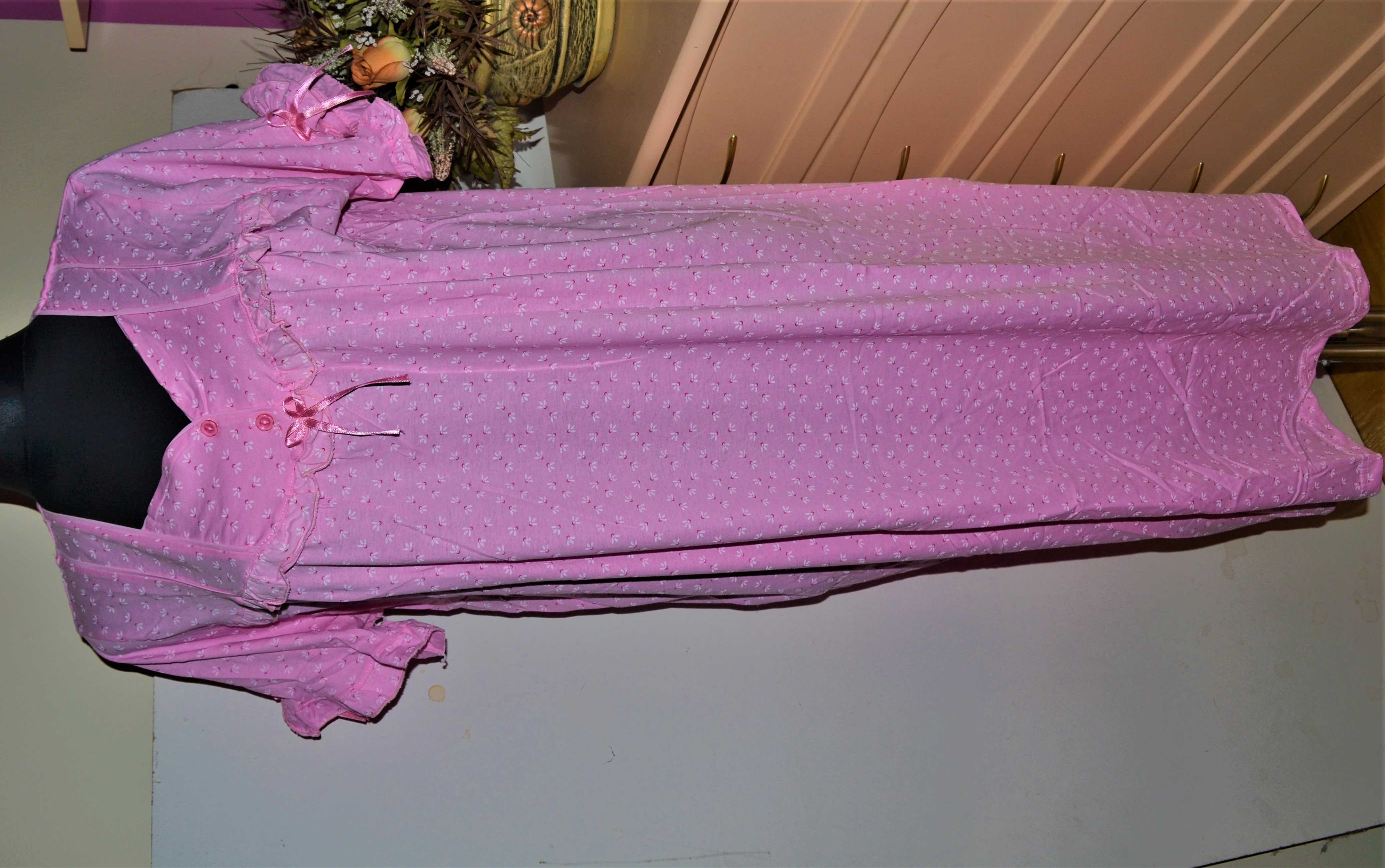 piękna długa koszula nocna -100% bawełna 6xl/50/54