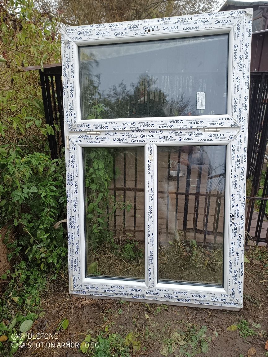 Okno plastikowe GEALAN nowe 1140x1760. 2017r