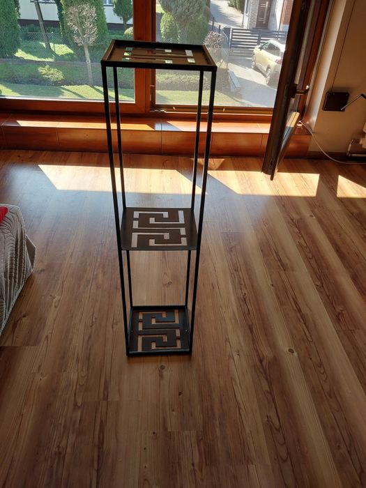 Regał , stojak metalowy , kwietnik  1 m wysoki