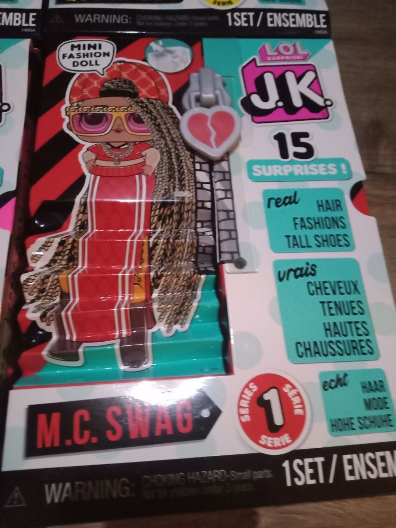 Nowa lalka Lol Surprise J.K M.C. SWAG