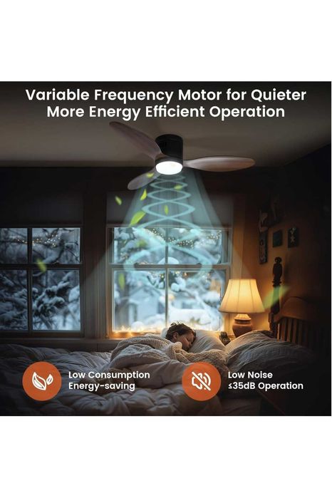 Wentylator sufitowy z oświetleniem i sterowaniem BlitzWill