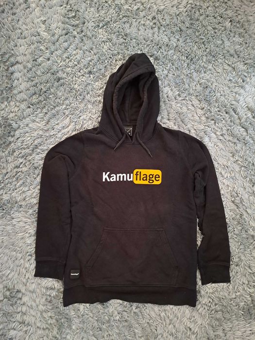 Czarna bluza KAMUFLAGE