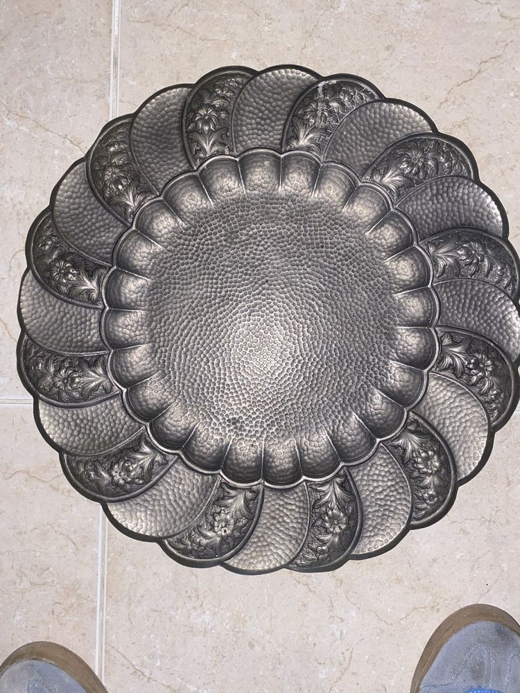 Conjunto decoraçao em Estanho