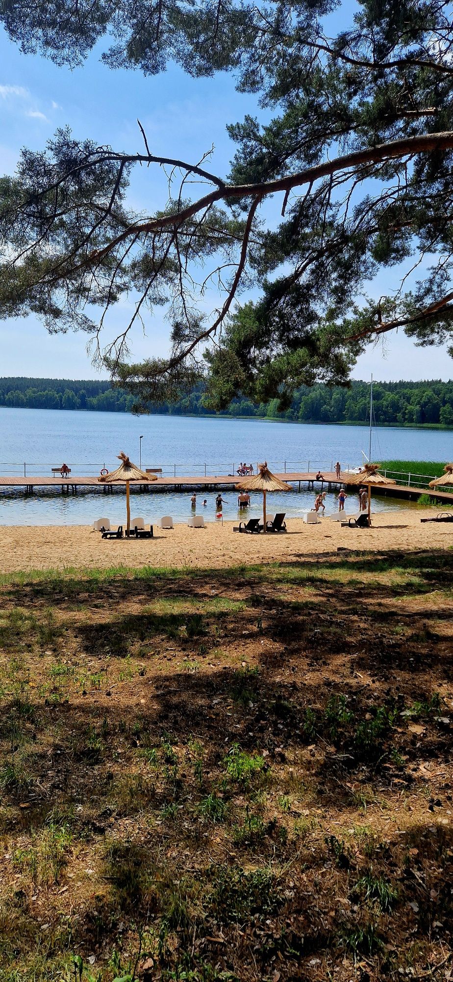 Domek nad jeziorem z własną linią brzegową , apartament, kwater