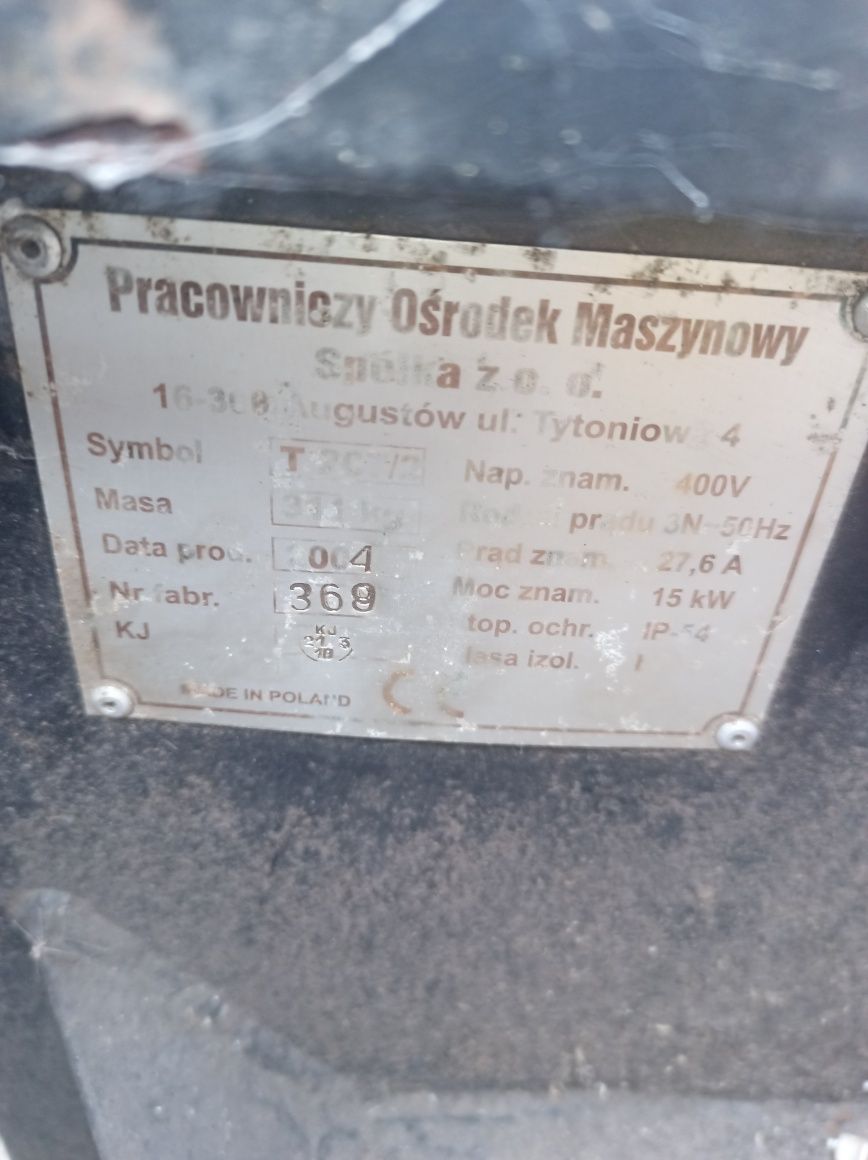Dmuchawa ssąco tłocząca 15 kw duża wydajność