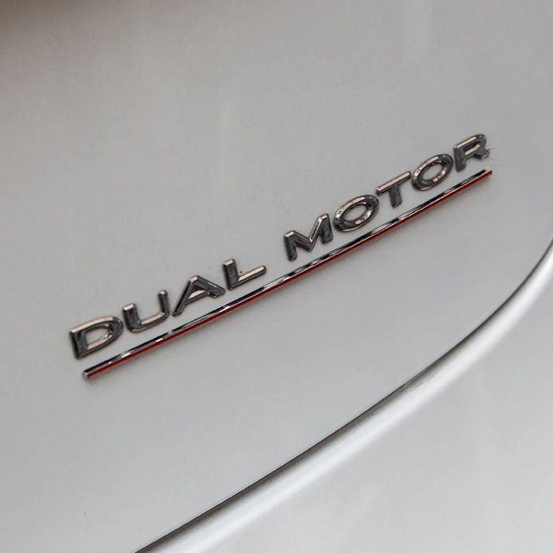 Наклейка Dual Motor для Tesla