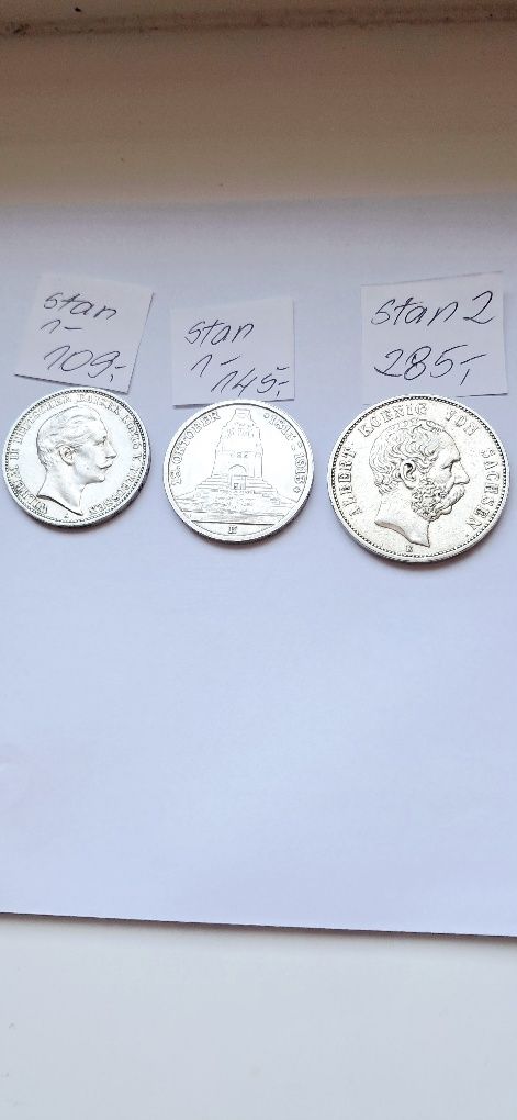 Niemcy 2 marki 1904 E Posmiertne zestaw