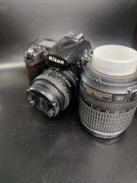 Lustrzanka Nikon D90 | aparat fotograficzny+ dwa obiektywy + gratisy