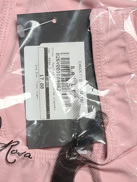 Maillot alça larga rosa da Chloe novo para ballet