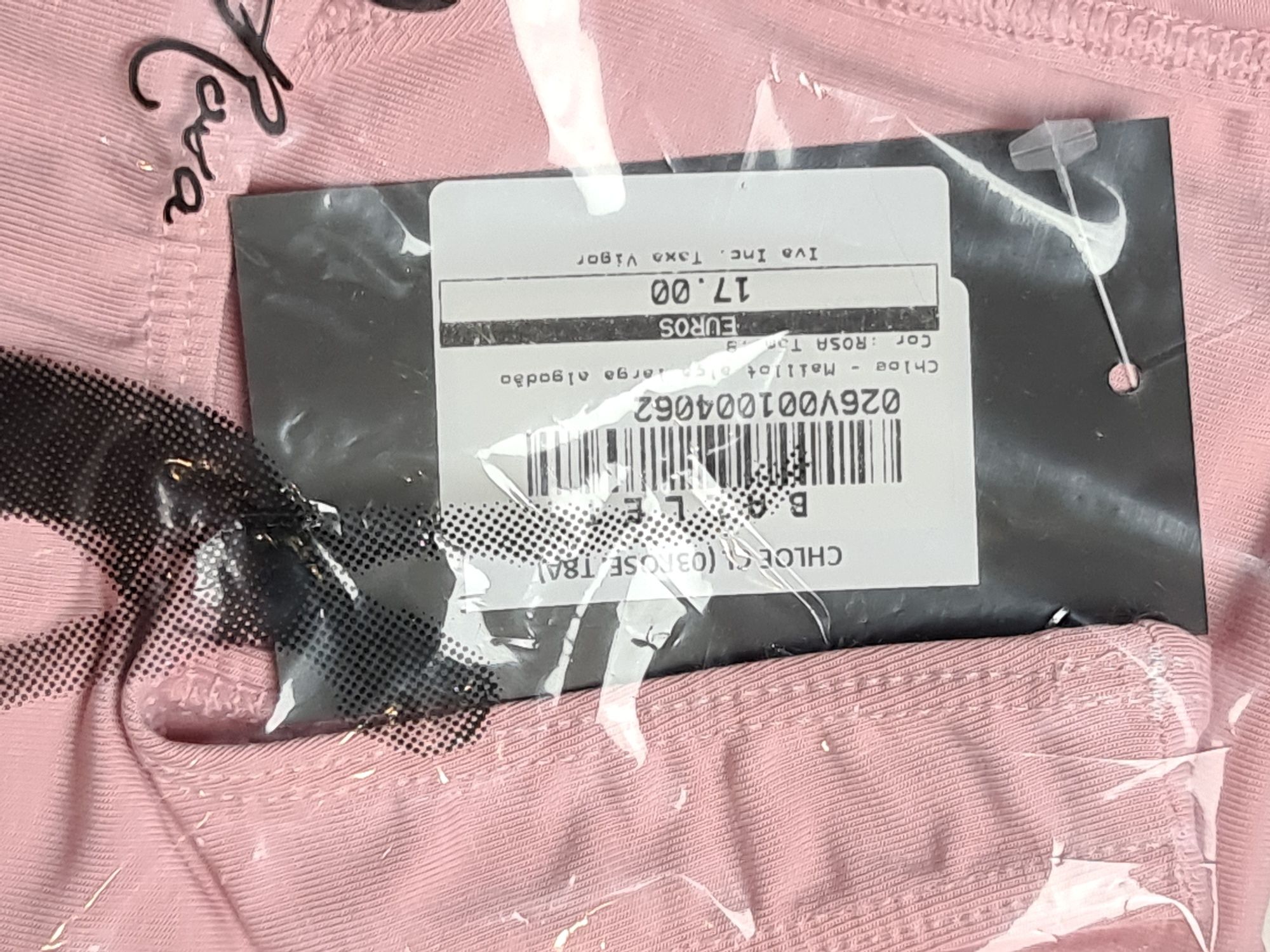 Maillot alça larga rosa da Chloe novo para ballet