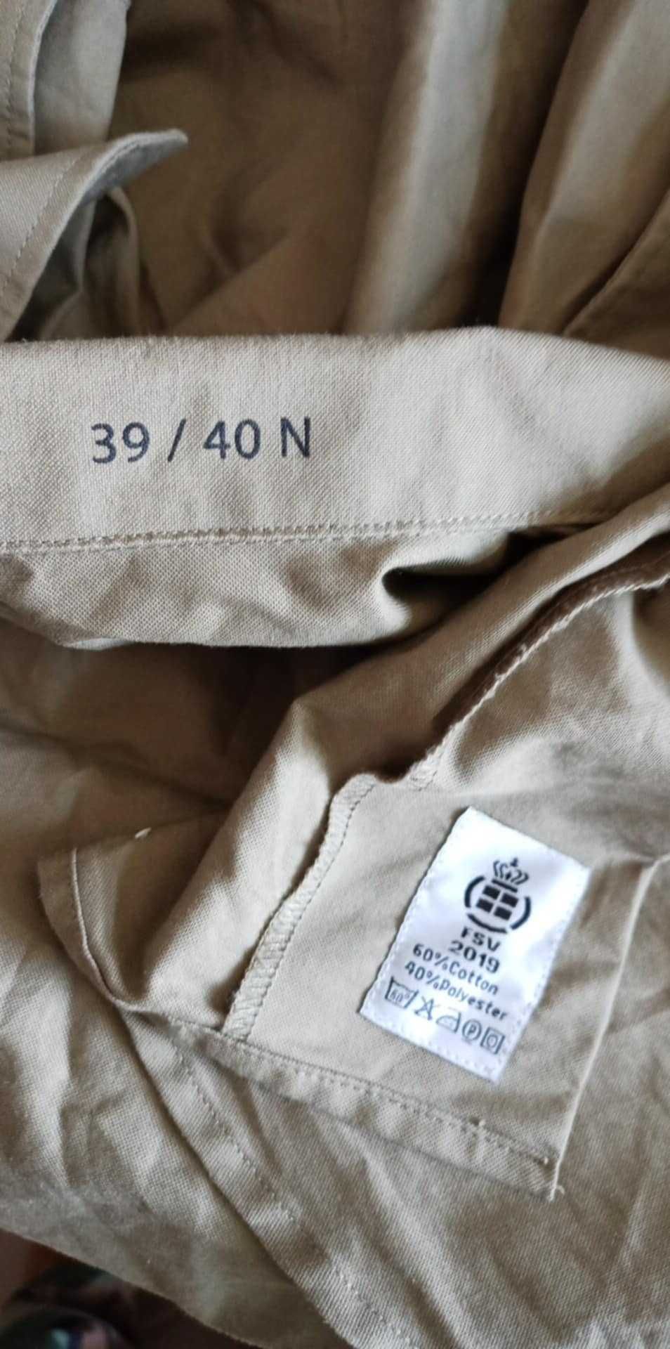 Koszula Wojskowa Armia Dania Piaskowa r. 39/40N M~L