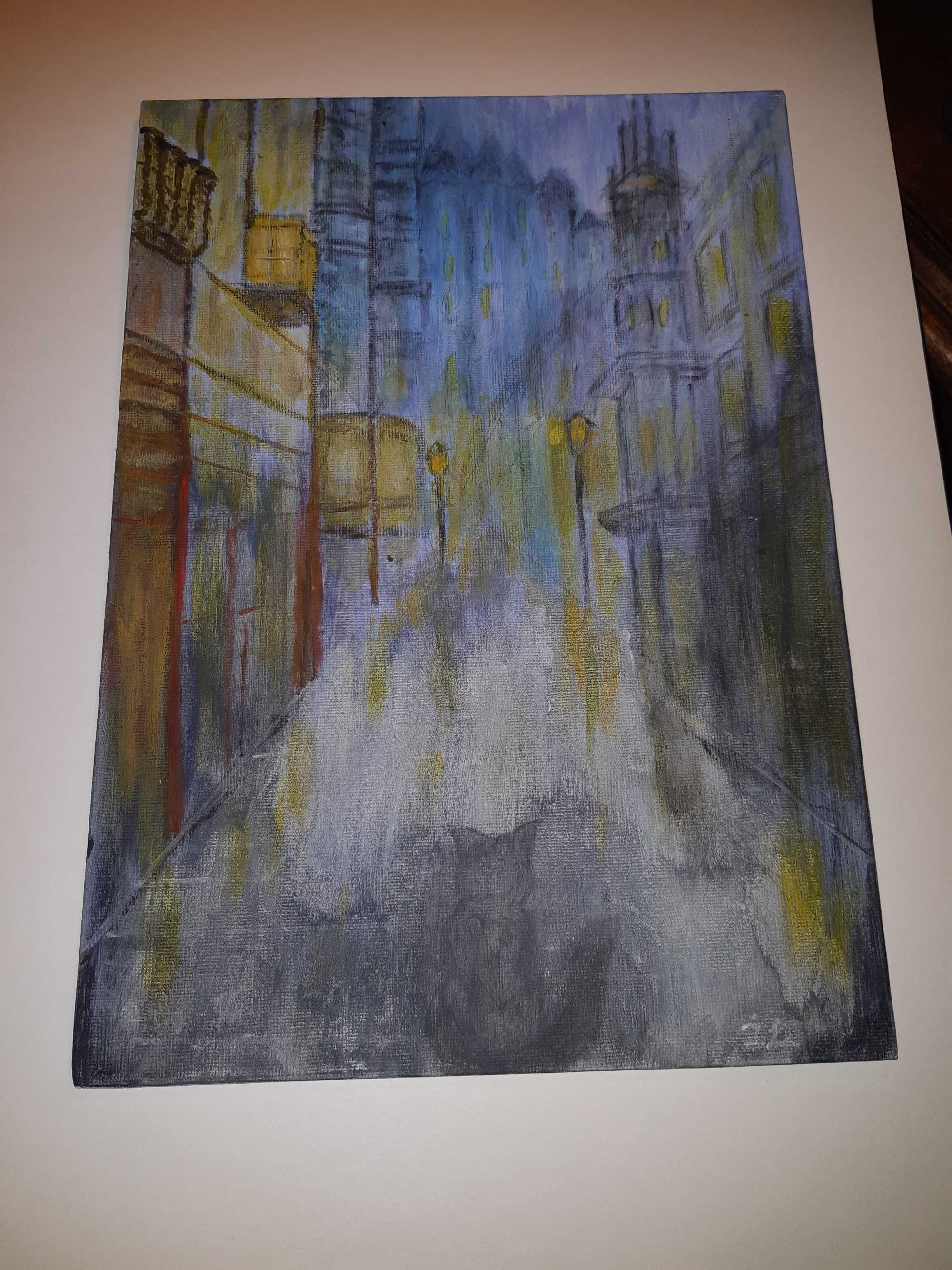 Pintura Cidade Fantasma   Painting Ghost Town