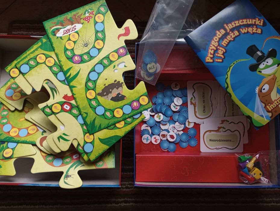 Gra edukacyjno - logopedyczna Przygoda jaszczurki i jej męża węża