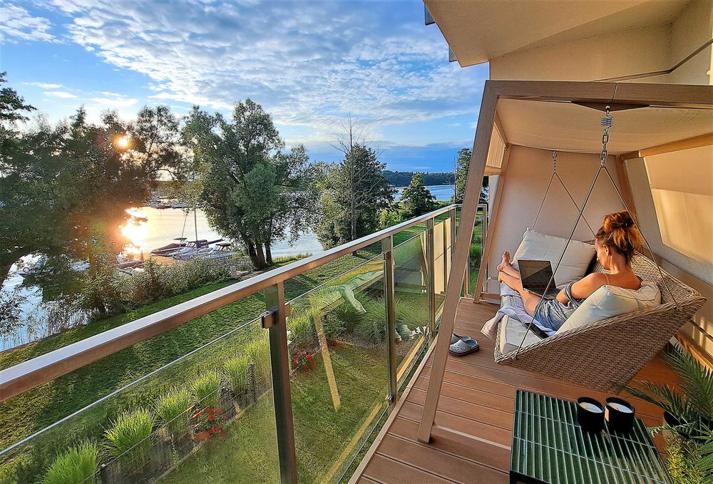 MARINA RELAX - widok na jezioro, Mazury, nocleg, garaż, Netflix, fvat