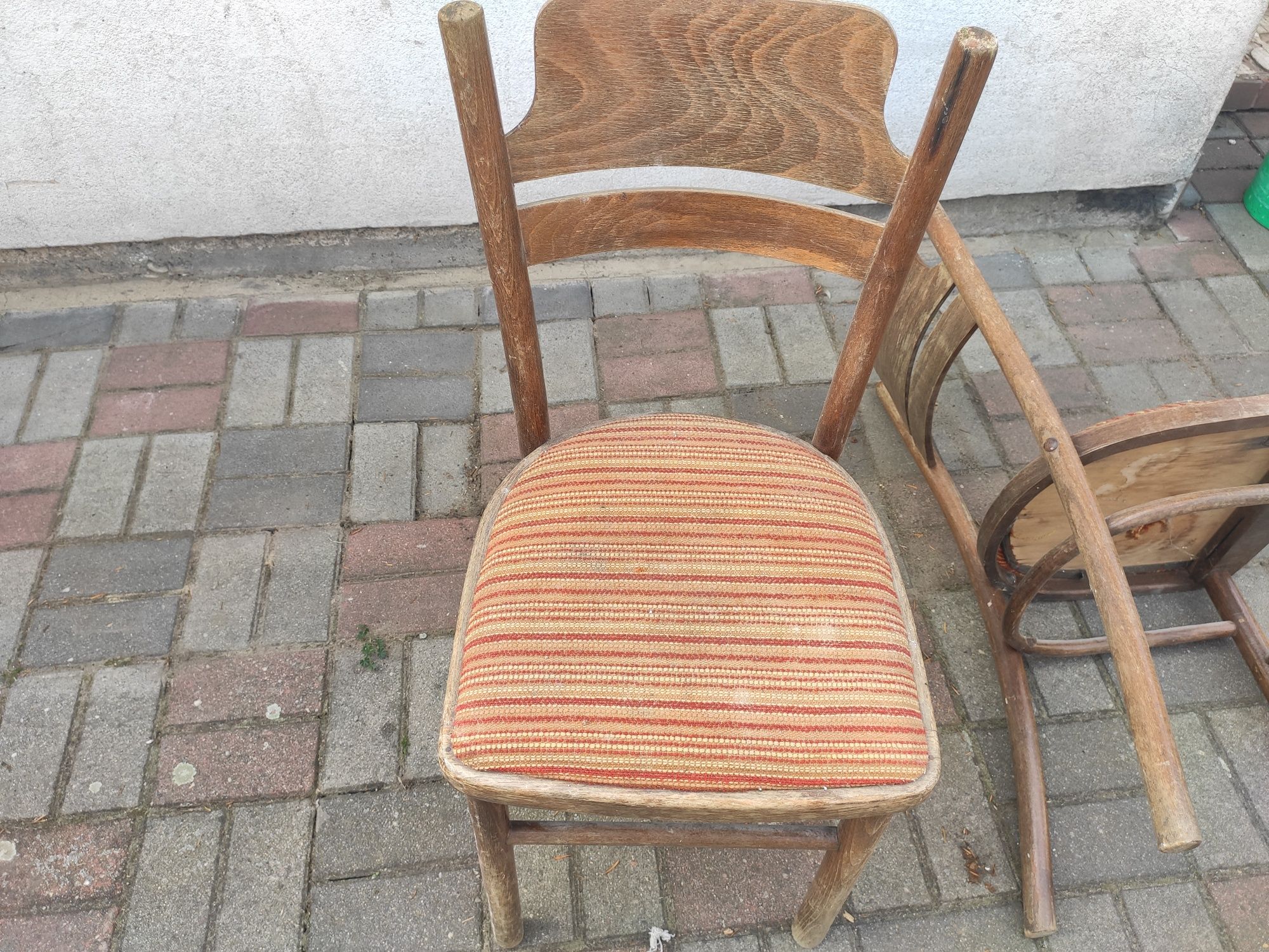 2 krzesła PRL oldschool vintage