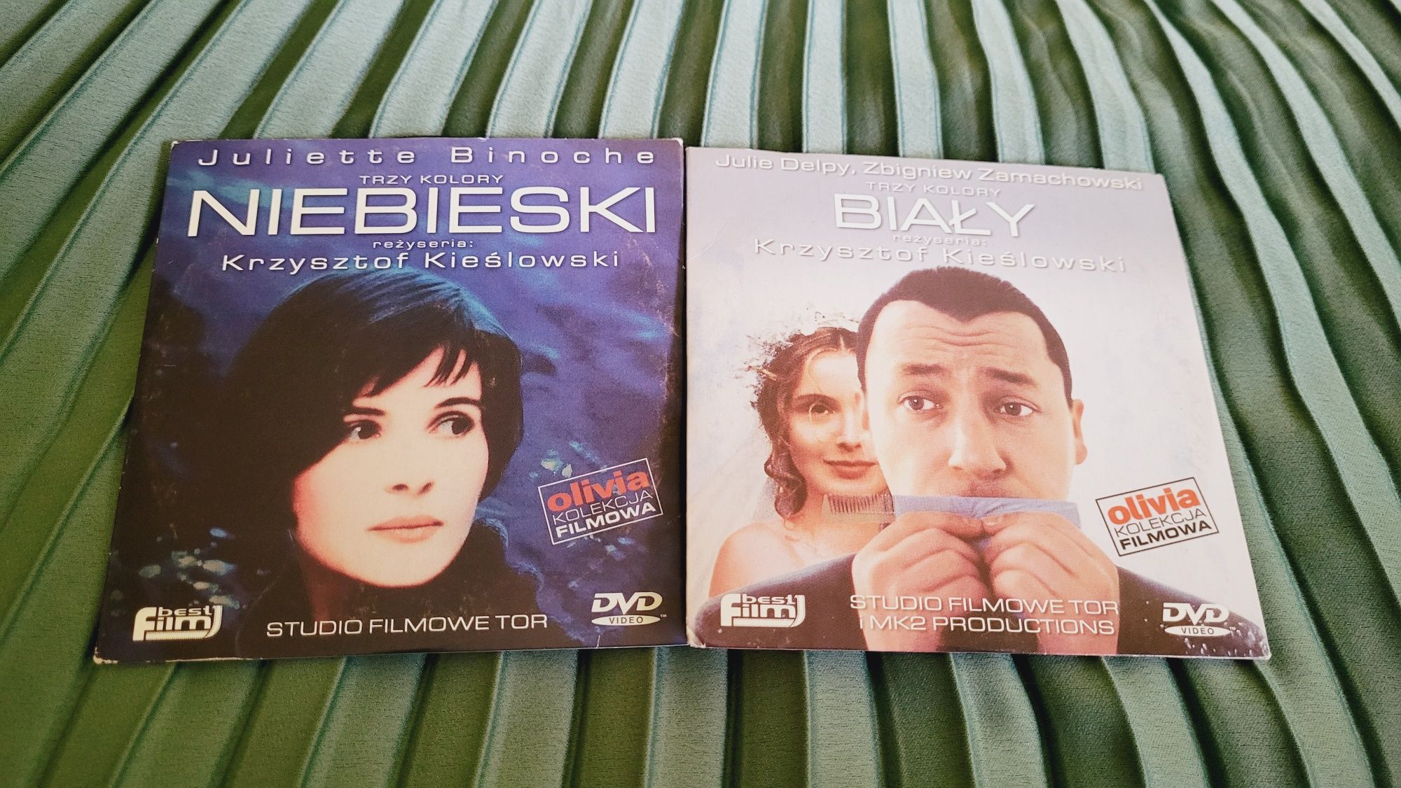 Krzysztof Kieślowski Trzy kolory: niebieski, biały dwa filmy na dvd