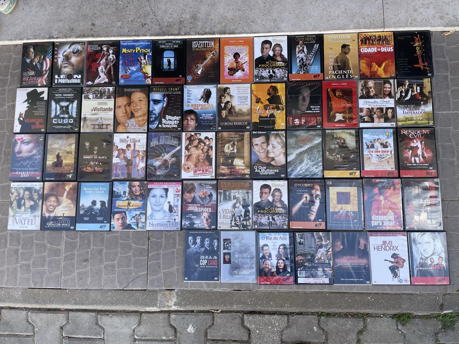 Lote de DVD’s – 167 unidades (alguns selados)