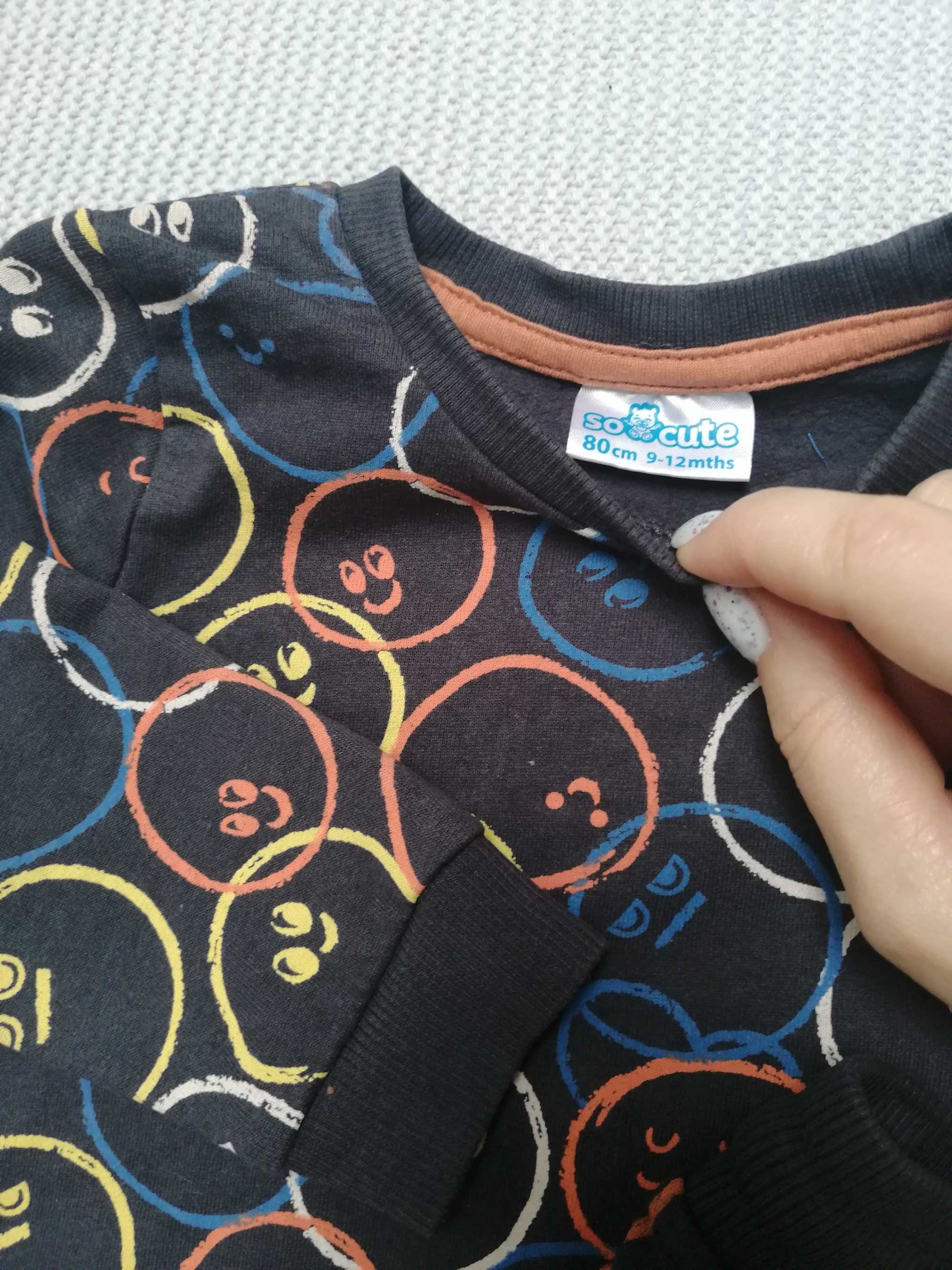 Komplet dziecięcy, dres, bluza+spodnie, Pepco, rozmiar 80