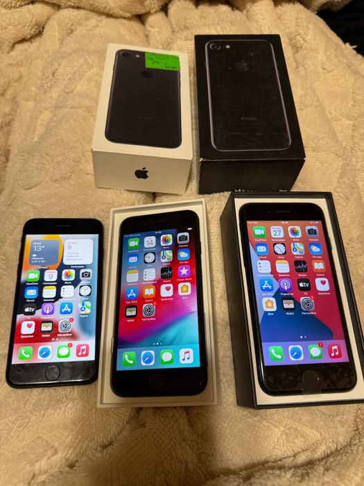iPhone 7 128gb ! Jet black !Все работает