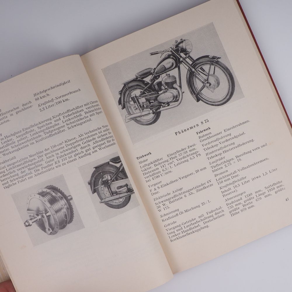 Stary katalog motocykle samochody 1955 r.