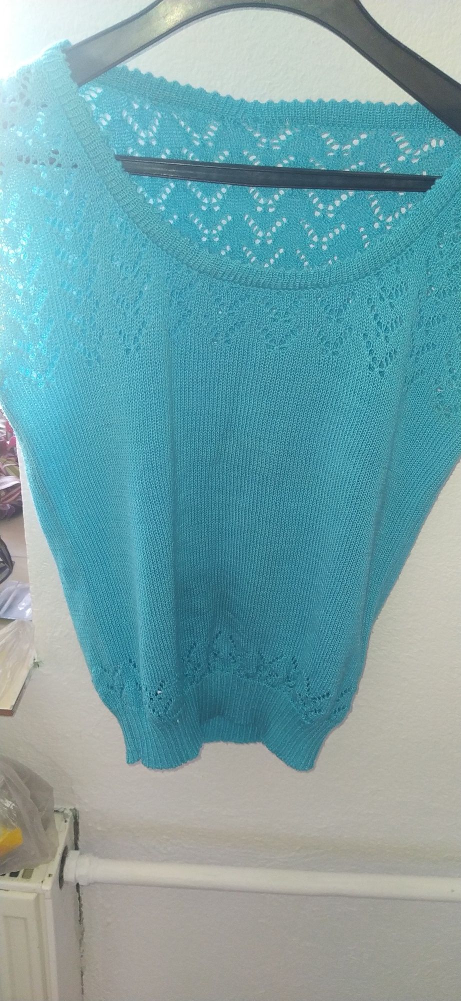 Sweter ażurowy damski