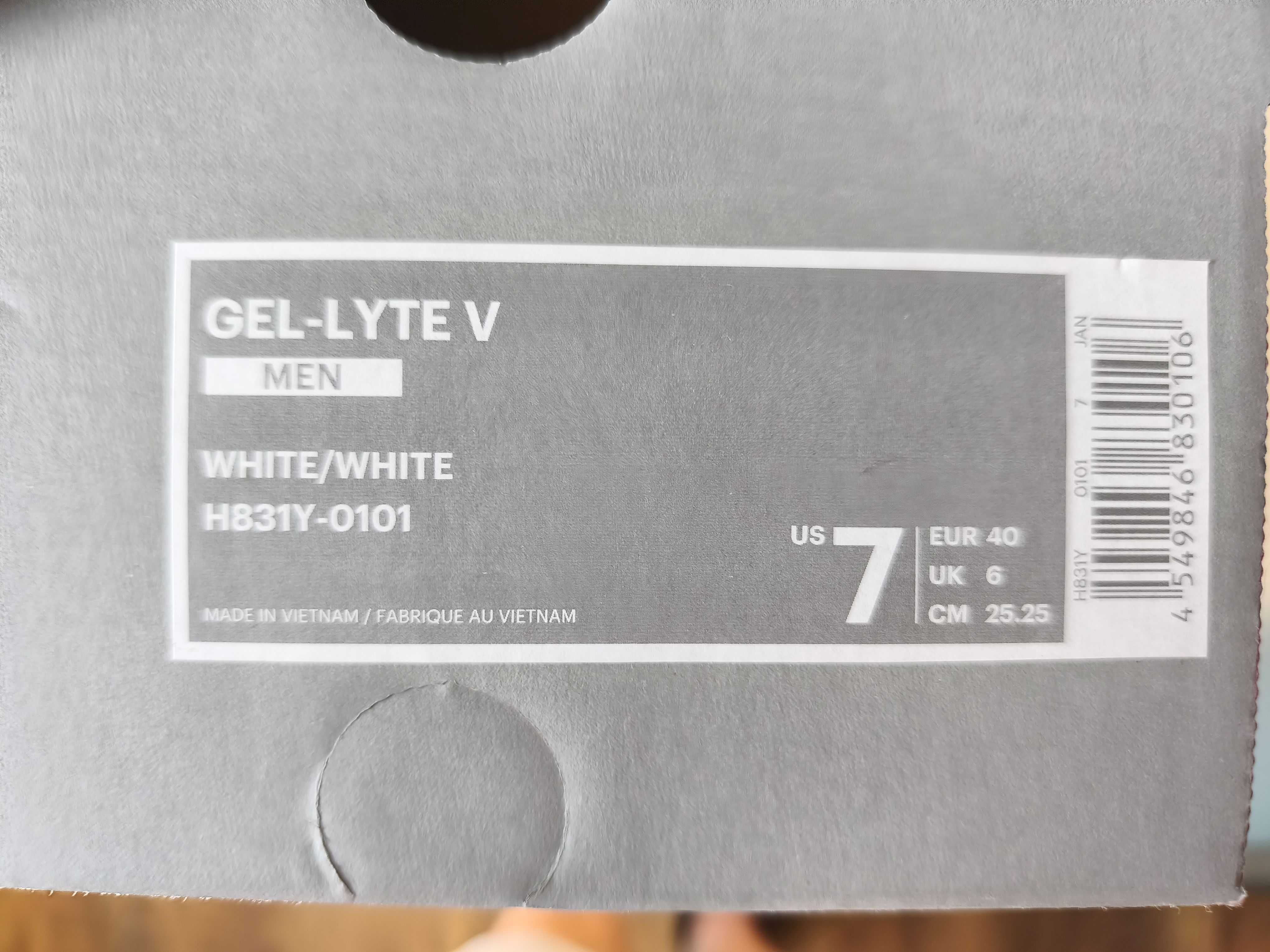 asics GEL LYTE V biało pomarańczowe NOWE okazja