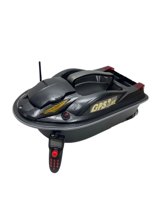 Короповий кораблик New Flytec HJ817 Carbon (3 бункера) GPS 9+1