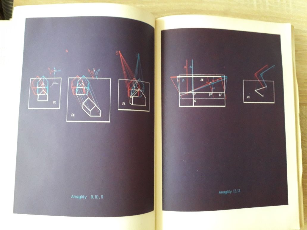 Wstęp do geometrii wykreślnej anaglify i modele