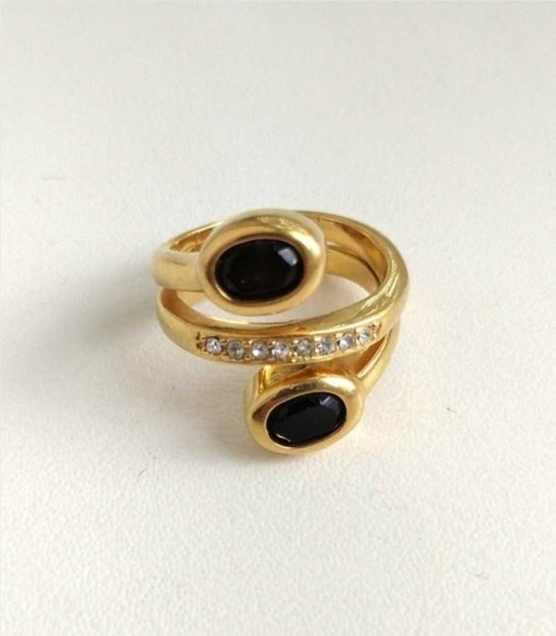 Кільце жіноче позолочене з клеймом