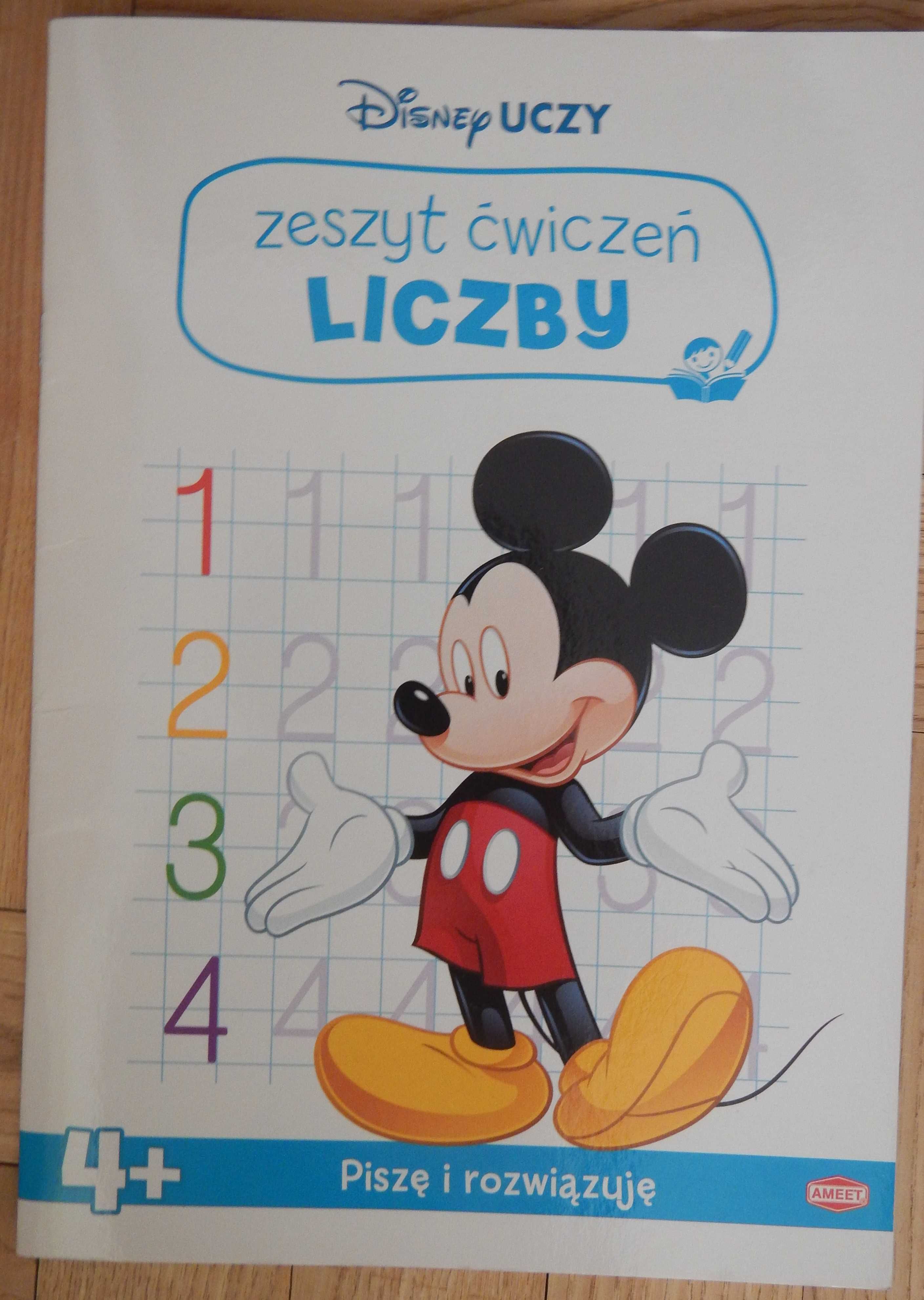 Disney uczy: MIKI, LICZBY, zeszyt ćwiczeń 4 lata