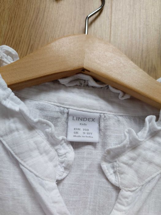 Bawełniana bluzka z falbanami Lindex 140
