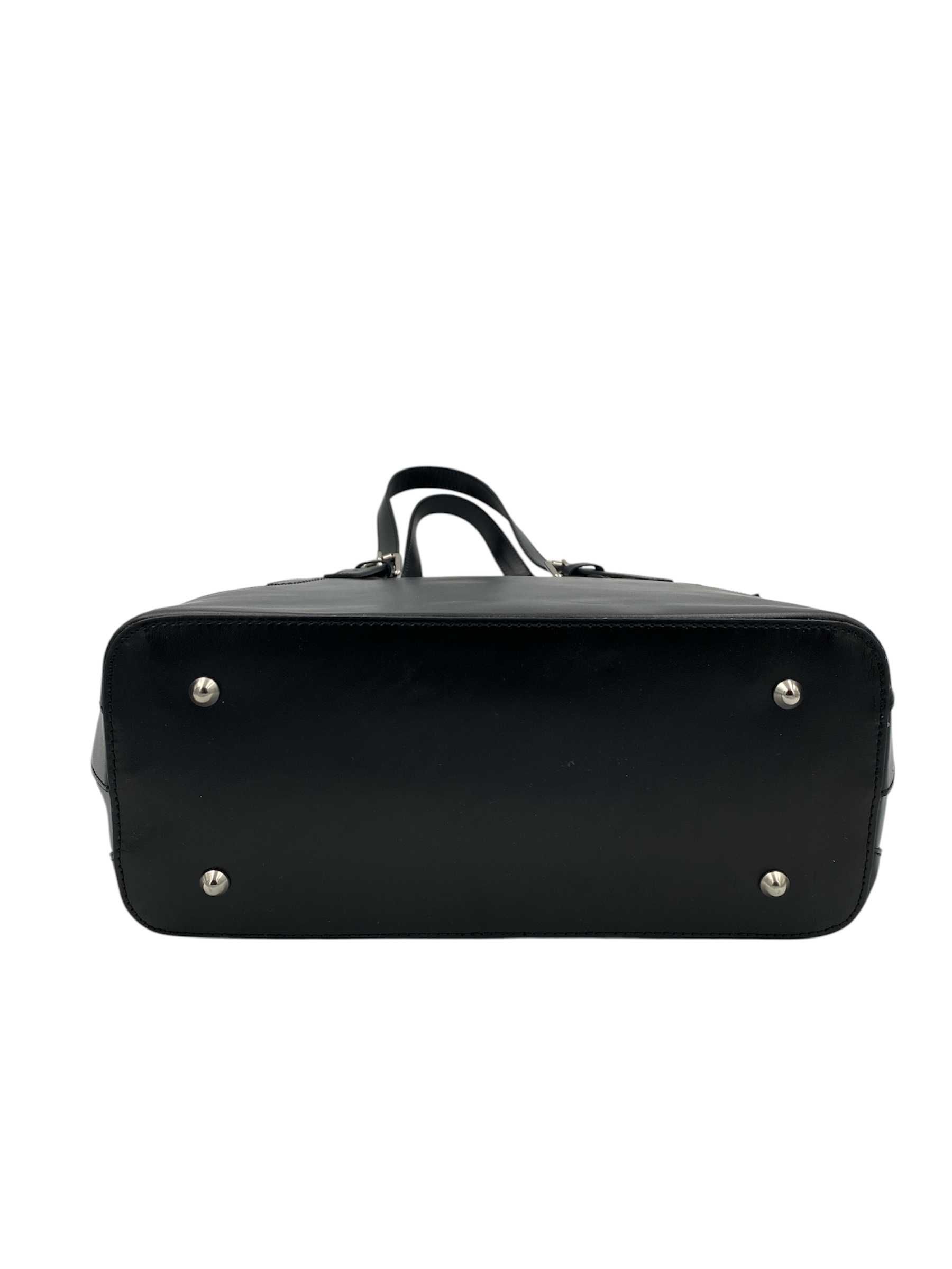 Torebka włoska VERA PELLE shopper XL czarna