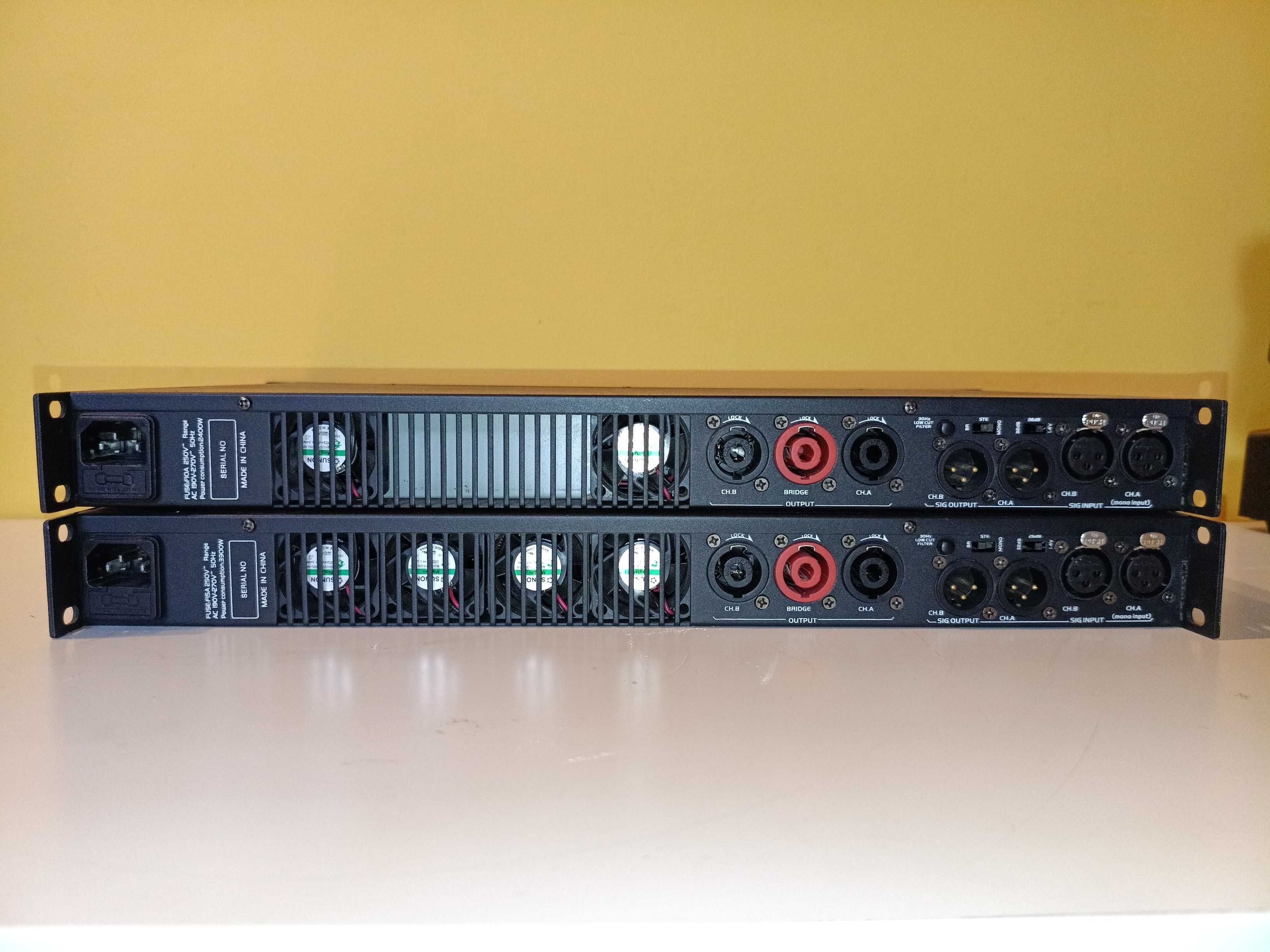 Wzmacniacze Klasy D firmy PL-AUDIO 1800W i 1100W - Synq 3k6 - Synq 2k2