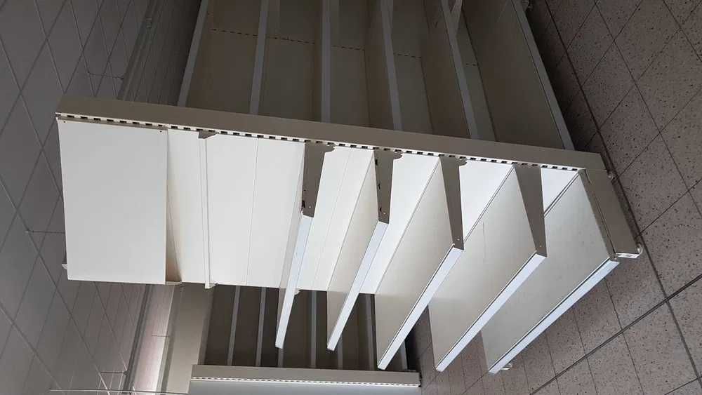 Gondola sklepowa modułowa metalowy regał sklepow magazynowy dwustronny