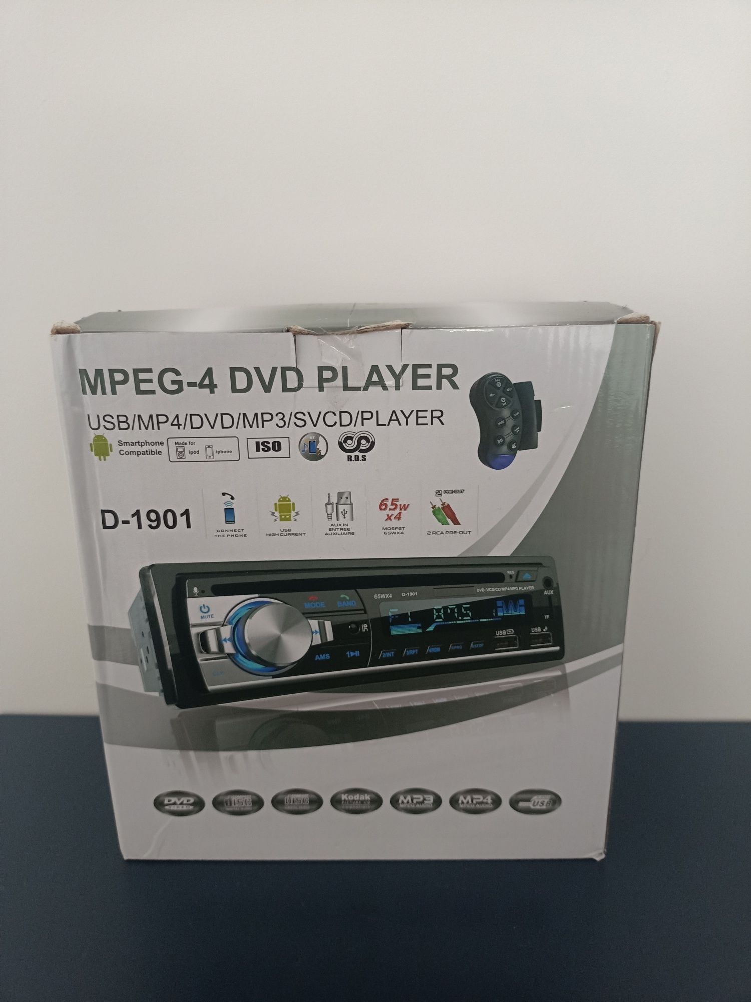 Radio CD bluetooth RDS MP3 MP4 USB pilot