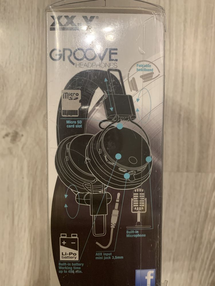 Nowe Słuchawki Bluetooth, wbudowany odtwarzacz MP3, radio, mikrofon