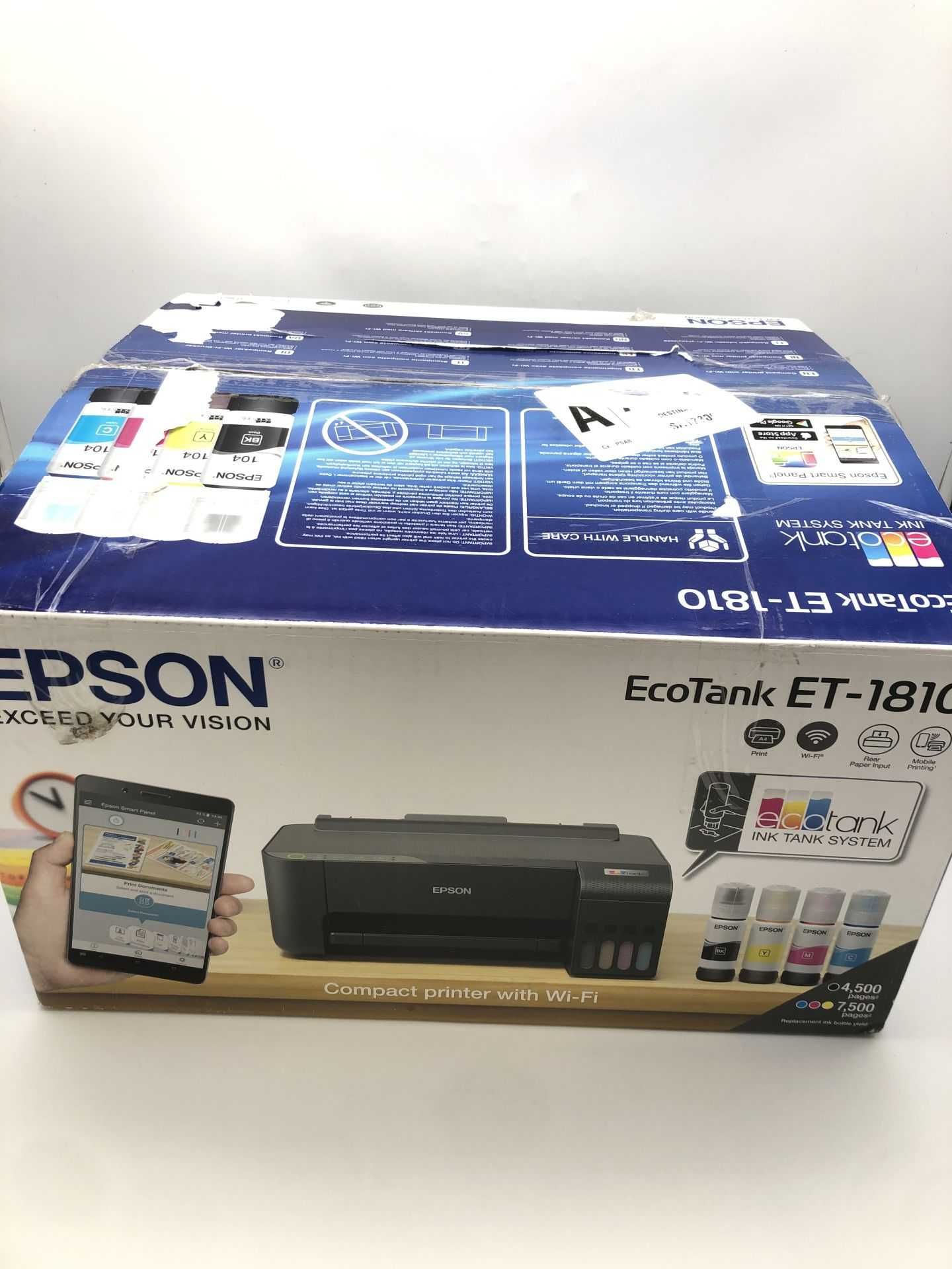 Epson EcoTank ET-1810 Drukarka Wi-Fi Tanie Drukowanie Bez Kartridży