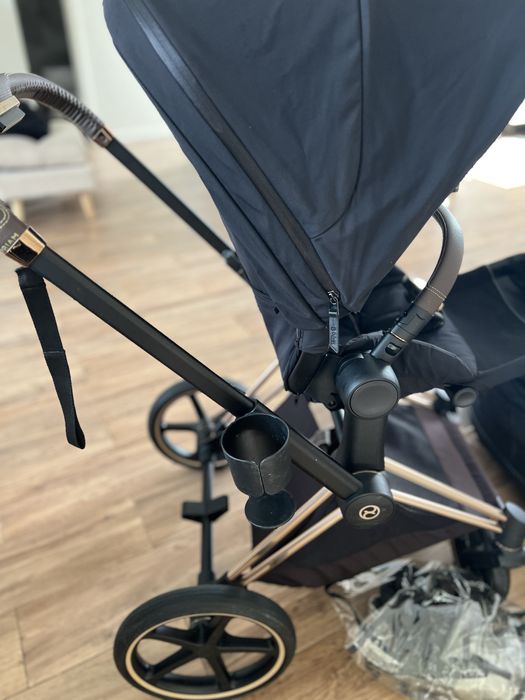 Wózek Cybex Priam 2.0 2w1 Czarny Golden Rose