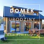Domek na urodziny nad jeziorem sauna jacuzzi Warmia Mazury plaża