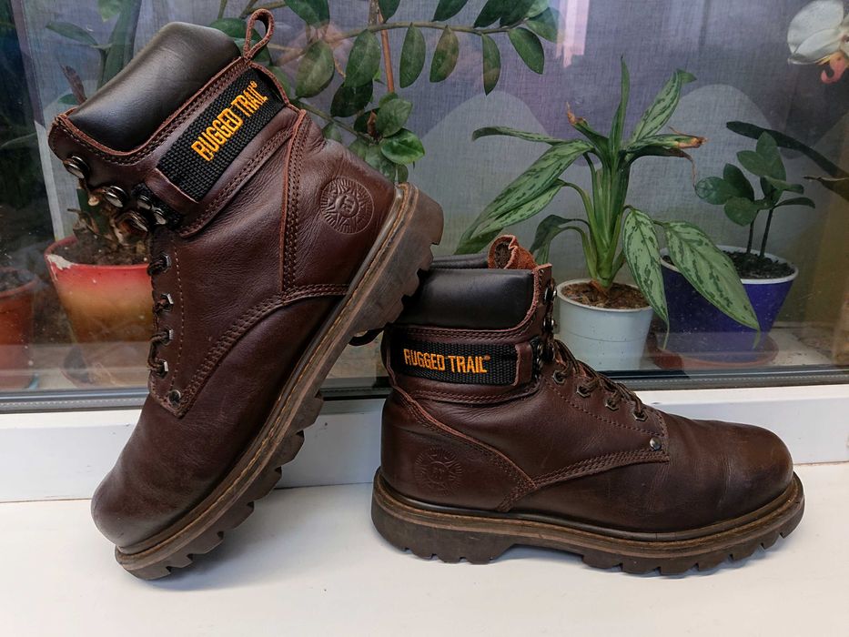 Прочные трекинговые кожаные ботинки "Rugged Trail ®" ОРИГИНАЛ 42 р.