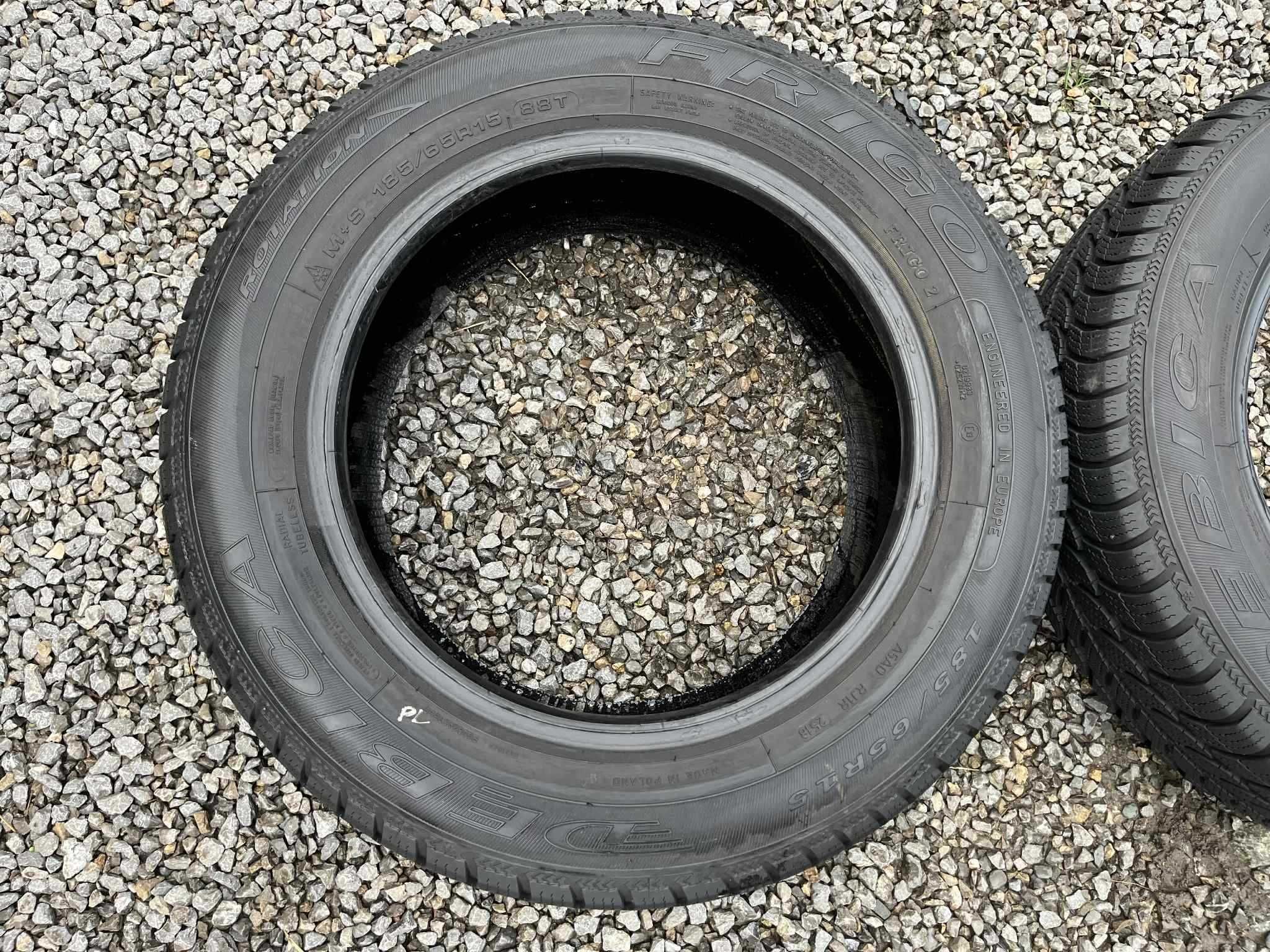 Opony 185/65R15 Dębica Frigo 2 Zima 2sztuki 6,53mm bieżnika