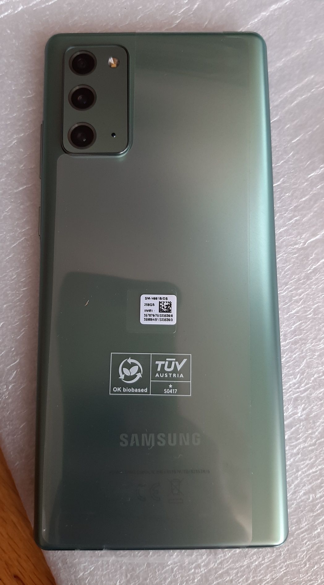 Samsung Galaxy  Note20, 5G, novo, nunca usado.