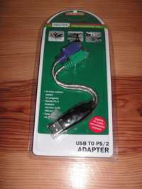 Placa / Adaptador de Interface Digitus USB to PS2 Adapter ( Novo)