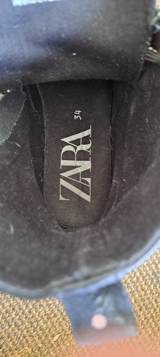 Botas zara tamanho 34