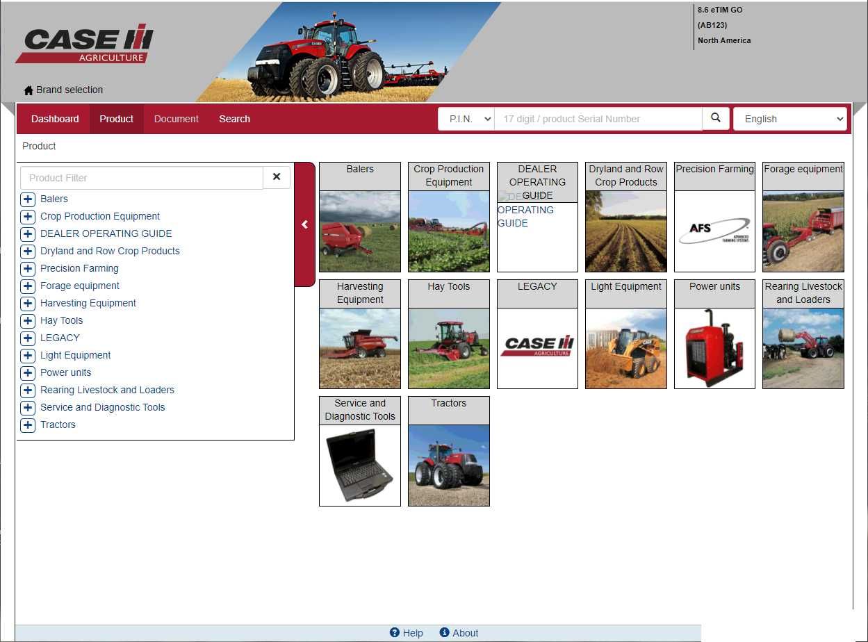 PLKatalog części Schematy 2023 CNH CASE NEW HOLLAND