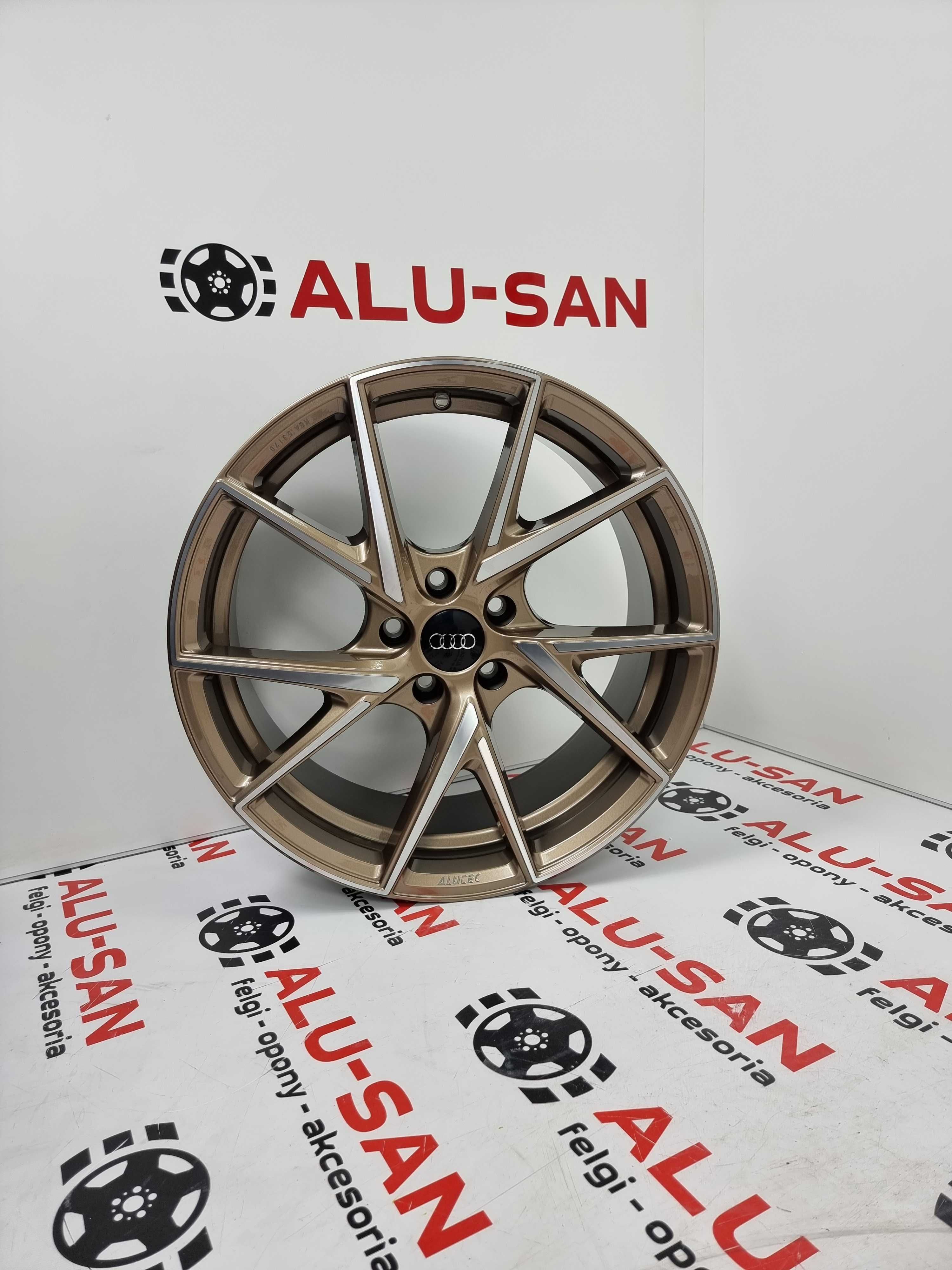 NOWE alufelgi AUDI 19" 5x112 A3 A4 A6 Q2 Q3 TT - Złote