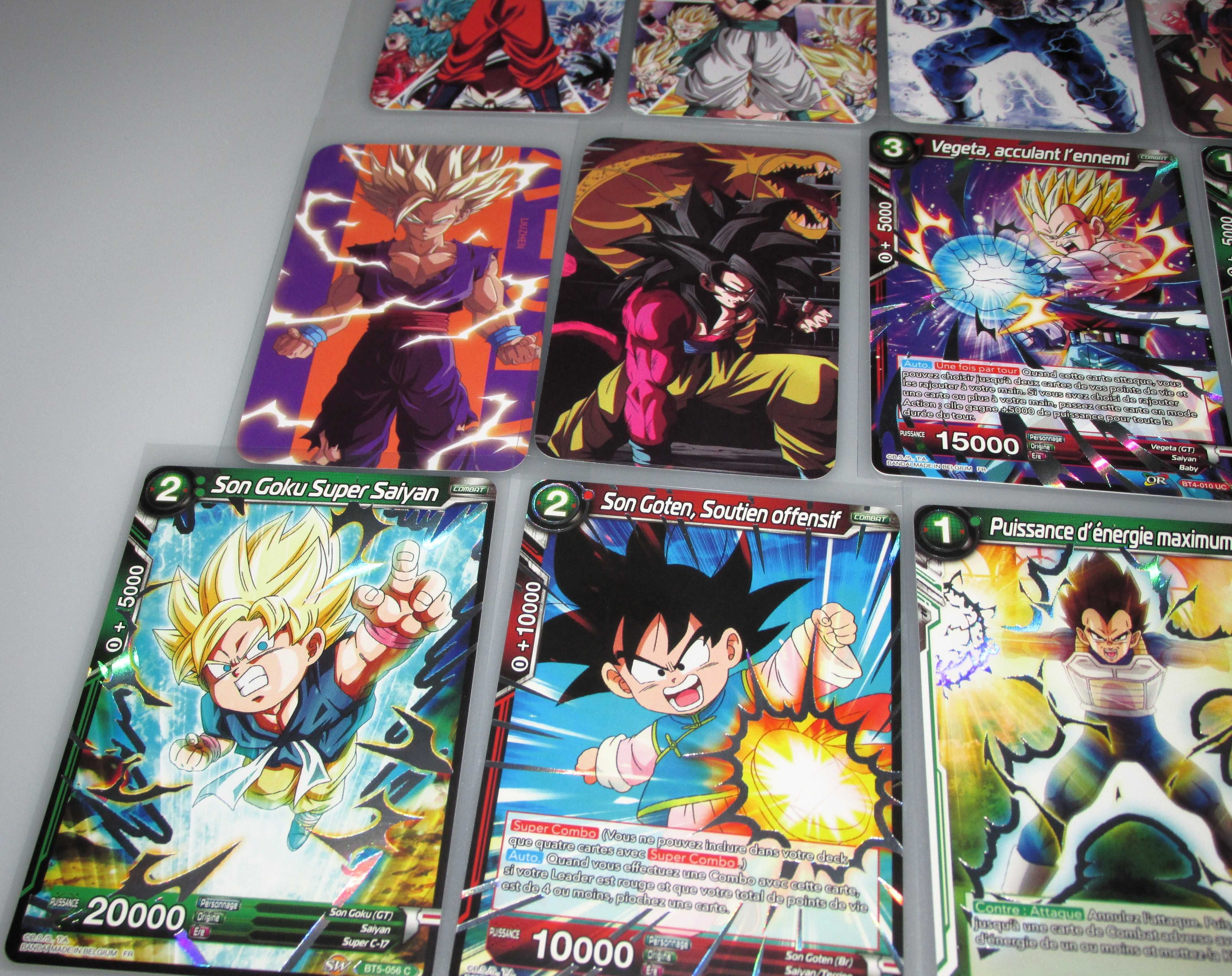 13 Cartas Variadas Dragon Ball