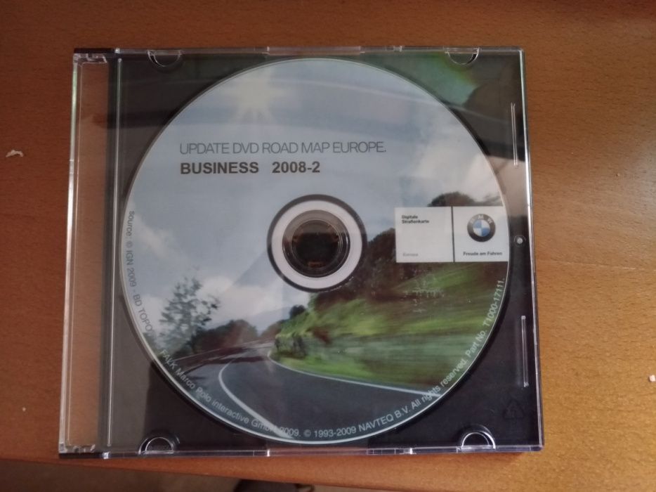 DVD BMW Mapa Europa