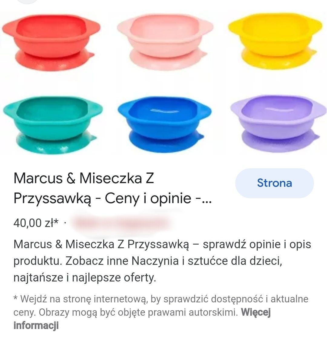 Markus miseczka z przyssawką